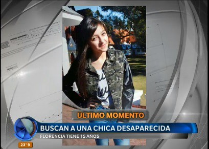 Buscan a una chica de 15 años que esta desaparecida en La Plata
