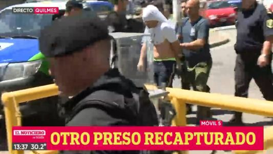 Recapturaro a un segundo preso tras la fuga en Quilmes