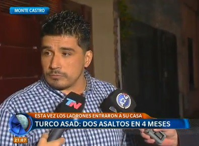 El "Turco" Asad: dos asaltos, en cuatro meses