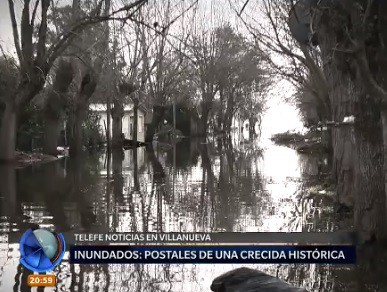 Villanueva: postales de una crecida histórica