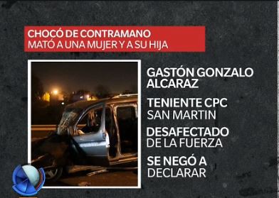 Policía que atropelló: "Me peleé con mi mujer y tomé de más"