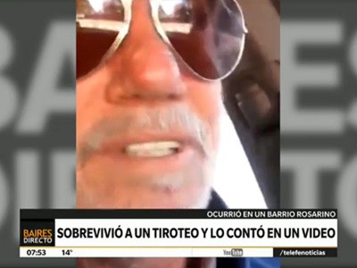 Sobrevivió a un tiroteo dentro del auto y lo contó en un video