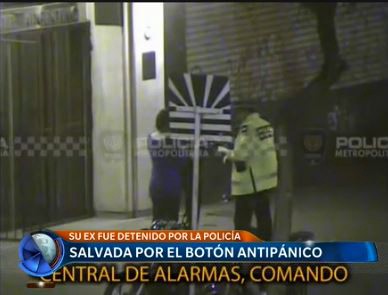 Una mujer se salvó porque accionó el botón antipánico contra su ex