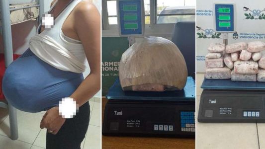 Arrestaron a falsa embarazada que transportaba más de 4 kilos de marihuana