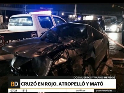 Dos estudiantes murieron atropelladas en González Catán