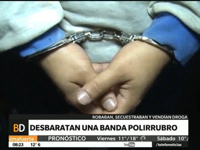 Desbaratan una banda "polirubro"