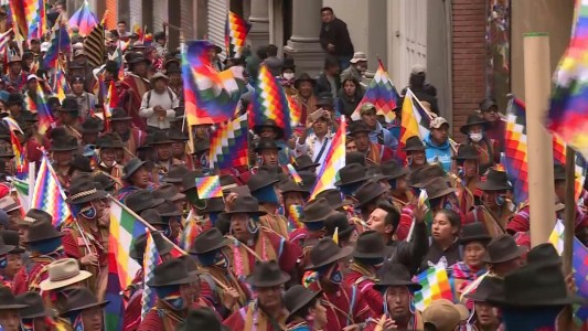 "Que vuelva Evo", grita la multitud aymara en La Paz
