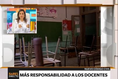 Más responsabilidad de los docentes