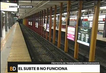 Suspenden protesta en la línea B y esperan reunirse con el Gobierno porteño