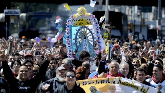 Un millón y medio de personas participaron de la peregrinación a Luján