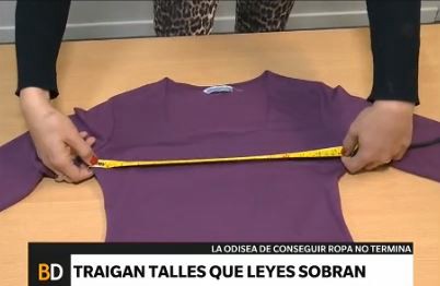 Comerciantes de ropa: "Los talles extremos son poco rentables"