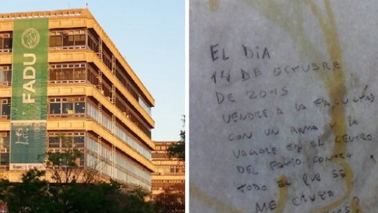 Un mensaje en un baño de Ciudad Universitaria provocó alarma y temor en la UBA
