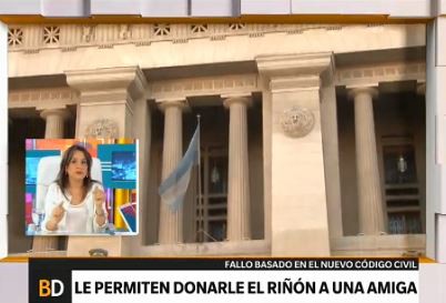 Le permiten donar un riñón a un amigo