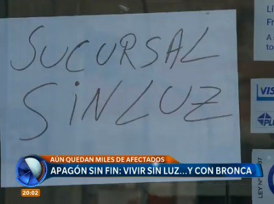 Apagón sin fin: vivir sin luz y con bronca