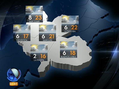 Este viernes y el fin de semana, nublado y fresco sin lluvias