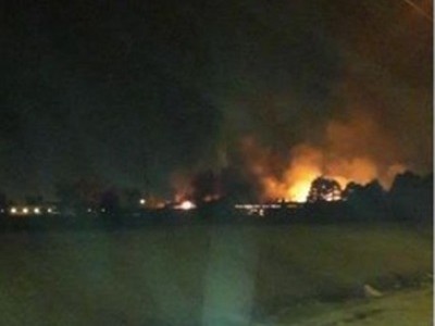 Un incendio destruyó una editorial en Ezeiza