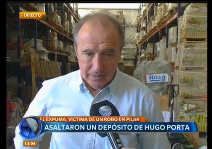 Golpe comando en un depósito del ex Puma Hugo Porta