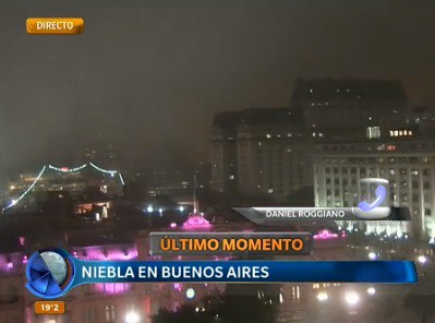 Niebla en Buenos Aires