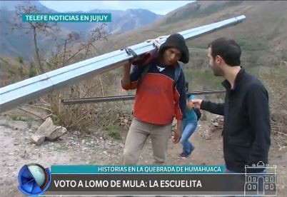 Voto a lomo de mula: la escuelita