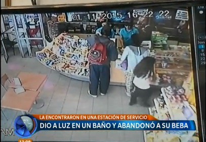Beba abandonada en estación de servicio: detuvieron a la pareja que aparece en el video