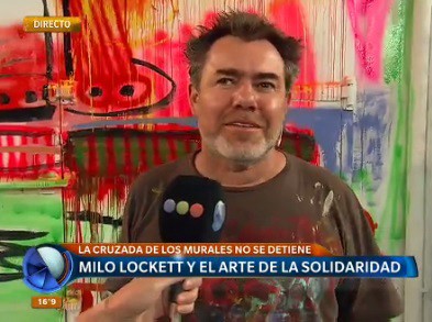 Milo Lockett dejó su huella en Telefe Noticias