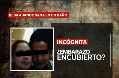 Beba abandonada: ¿embarazo encubierto?