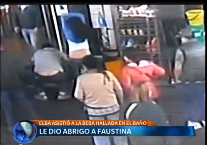 Habló Elba, la mujer que le dio abrigo a la beba abandonada