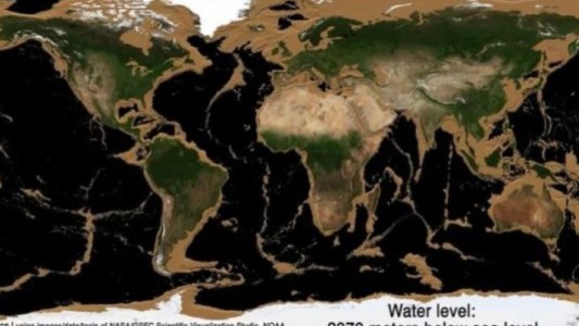 Video impactante: la NASA mostró como quedaría la Tierra si se secaran los oceános