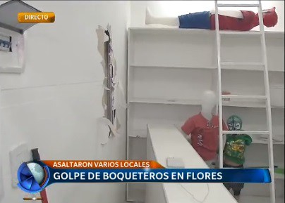 Golpe boquetero en Flores