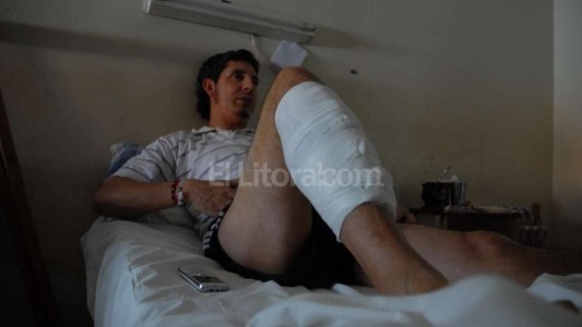 Lo operaron y casi pierde la pierna porque le dejaron un guante de látex adentro