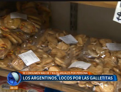 Los argentinos, locos por las galletitas