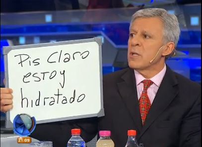 Dr. López Rosetti: "Pis claro=Estoy hidratado"