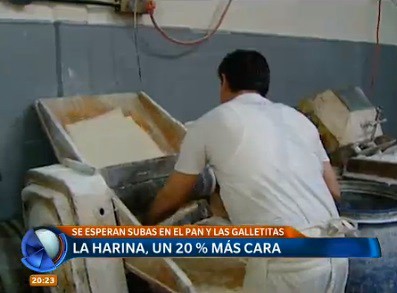 La harina, un 20% más cara