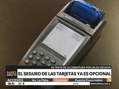 Es optativo el seguro por las cuotas en las tarjetas de crédito