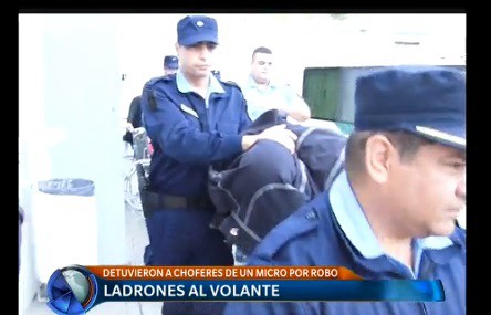 Detuvieron a choferes de micros que robaban las pertenencias de los pasajeros