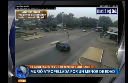 Murió atropellada por un menor de edad