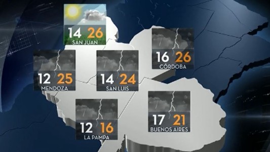 Viernes nublado con una máxima de 23 grados