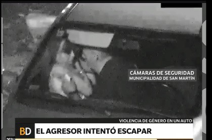 Violencia de género en un auto