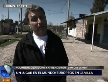 Europeos en las villas