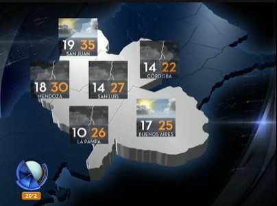 Martes nublado con máxima de 25 grados