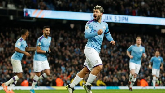 Agüero cerró el 2019 con un golazo para el triunfo del Manchester City