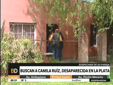 Buscan en City Bell a Camila Ruiz, desaparecida hace 12 días