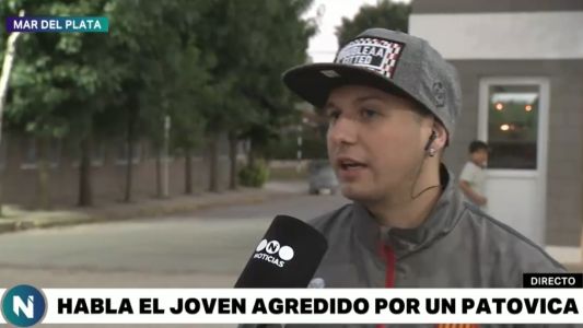 Video: patovica dejó inconsciente a un joven en Mar del Plata