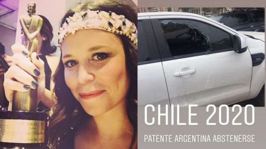 Le rompieron el auto a una periodista gastronómica mendocina en Chile: "No vengan"