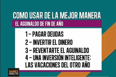 Cómo aprovechar el aguinaldo