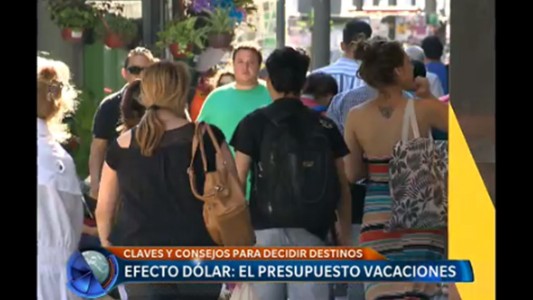Efecto dólar: el presupuesto vacaciones