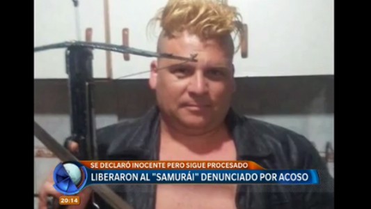 Liberaron al "samurai" denunciado por acoso