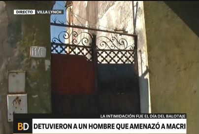 Detuvieron a un hombre que amenazó a Macri