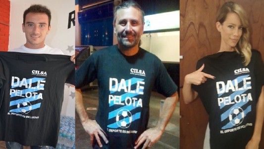 Cientos de deportistas y artistas se suman a la campaña "Dale pelota"