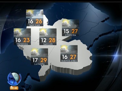 Calor y alguna posibilidad de lluvia hacia la noche